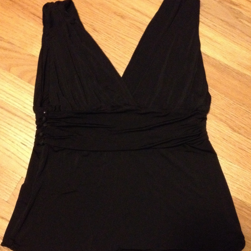 Theory sexy stretchy black top
